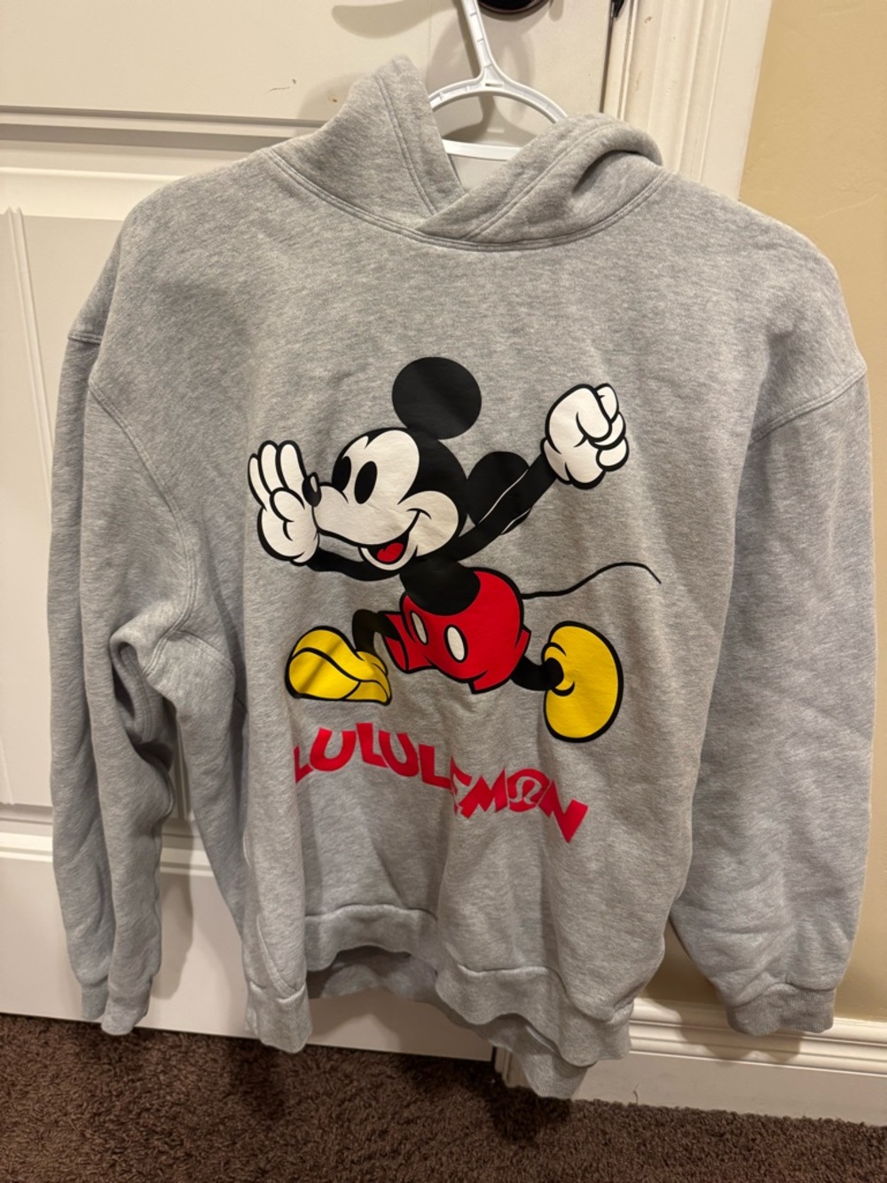 Lululemon x Mickey Mouse Grey Graphic Hoodie